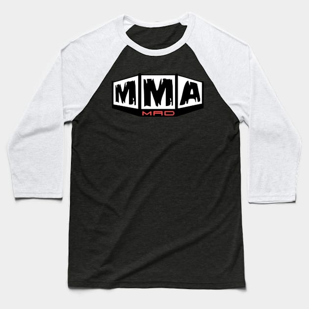 MMA CAGE Baseball T-Shirt by busines_night